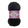 Włóczka Alize Cotton Gold CZARNA 60 Bawełna Akryl 100g 330m