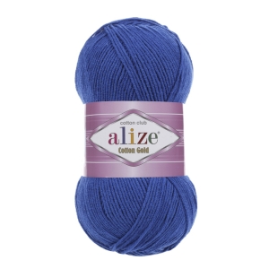 Włóczka Alize Cotton Gold NIEBIESKA 141 Bawełna Akryl 100g 330