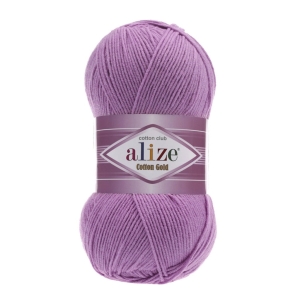 Włóczka Alize Cotton Gold CIEMNA LAWENDA 43 Bawełna Akryl 100g 330