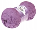 Włóczka Alize Cotton Gold CIEMNA LAWENDA 43 Bawełna Akryl 100g 330