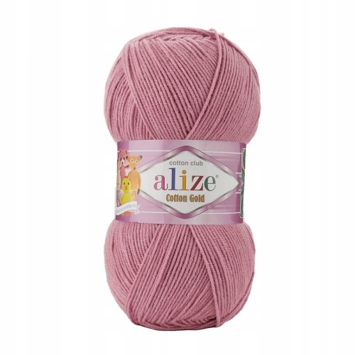 Włóczka Alize Cotton Gold WRZOSOWY 676 Bawełna Akryl 100g 330