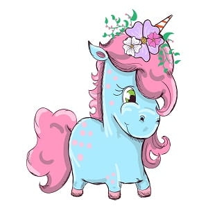 Panel maskotkowy Jednorożec