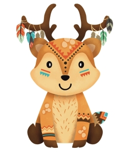 Panel maskotkowy Boho Jeleń 