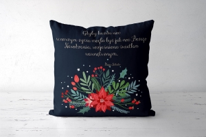 Panel poduszkowy świąteczny Sentencja