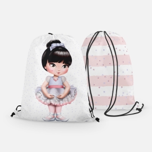 Panele przód/tył na worek Laleczka , dziewczynka 1