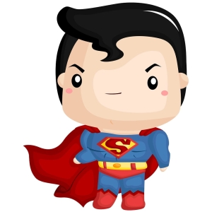 Panel maskotkowy Chłopiec jak Superman