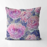 Piwonie akwarela  - panel poduszkowy 