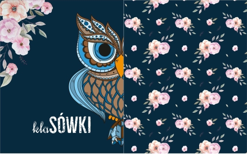 klaSÓWKI - panel na torbę dla nauczycielki