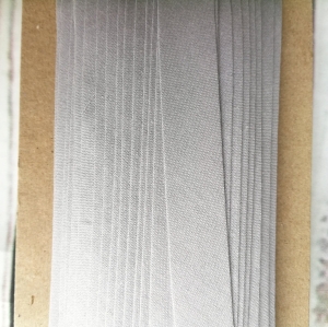 Lamówka bawełniana 18mm - Szara zaprasowana  