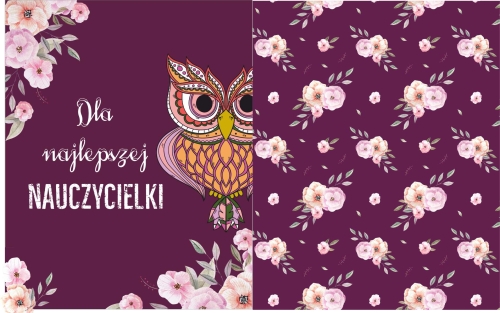 Najlepsza nauczycielka na świecie - panel na torbę