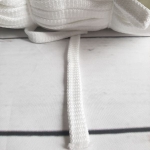 Sznurek płaski 12mm biały