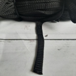 Sznurek płaski 12mm czarny