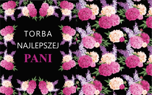 Torba Najlepszej Pani - panel na torbę dla nauczycielki (id: 2661)