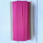 Lamówka bawełniana 18mm -  FUKSJA zaprasowana 