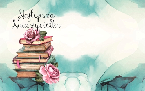 Najlepsza Nauczycielka - panel - tkanina na torbę