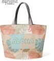 Aloha - zestaw paneli na dużą torbę i kosmetyczkę
