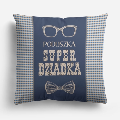 poduszka super dziadka - wizualizacja
