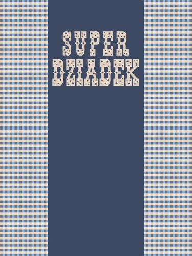 super dziadek panel na kosmetyczkę