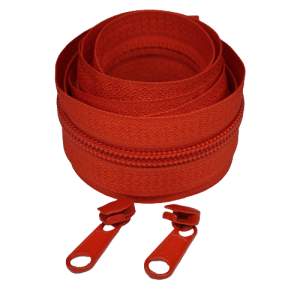 Taśma suwakowa 5mm spiralna czerwona