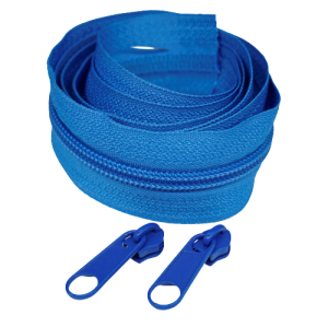 Taśma suwakowa 5mm spiralna niebieska (jeans) 