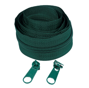 Taśma suwakowa 5mm spiralna zielona (butelkowa zieleń)