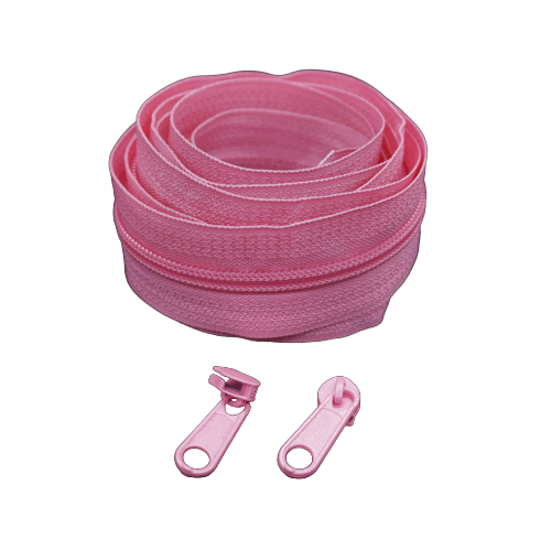 Taśma suwakowa 5mm spiralna Różowa