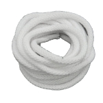 Sznurek bawełniany 5mm - biały