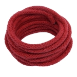 Sznurek bawełniany 5mm - czerwony