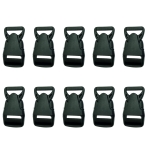 Klamra plastikowa 25mm czarna  10szt