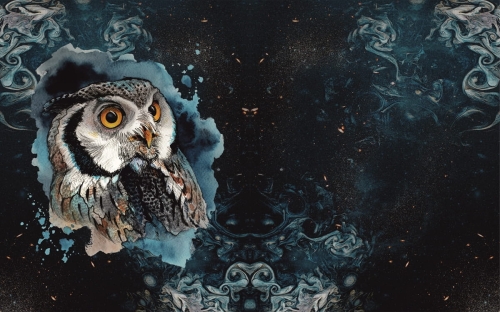 SOWA - panel na torbę