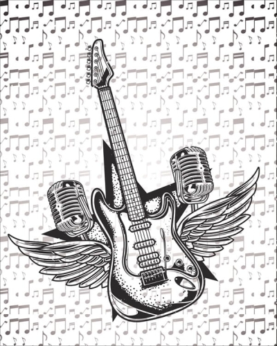 gitara przód
