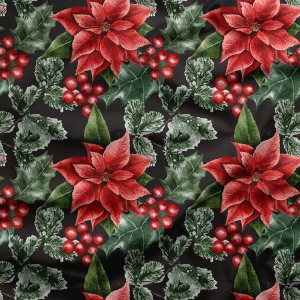 Tkanina Świąteczna - Gwiazda Betlejemska