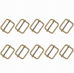 Regulator metalowy 25mm stare złoto 10szt 