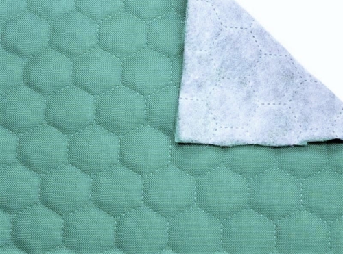 Tkanina wodoodporna pikowana plastry miodu - SZAŁWIA