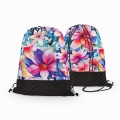 Tkanina wodoodporna Kwiaty patchwork