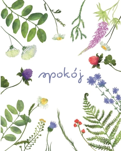 Spokój (łąka) - panele - tkanina na torbę