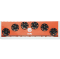 Zatrzaski 16mm / napy do przyszywania czarne 6szt