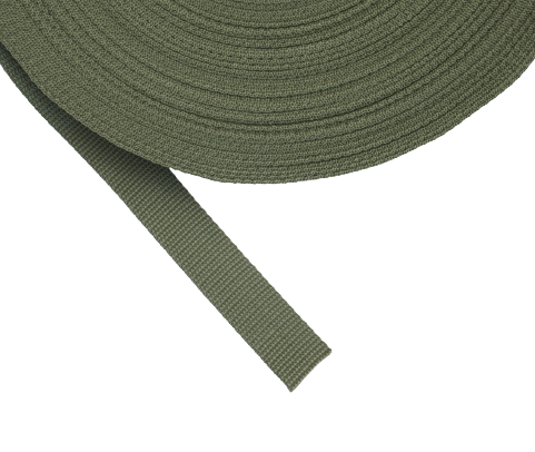 Taśma nośna 25mm zielona khaki
