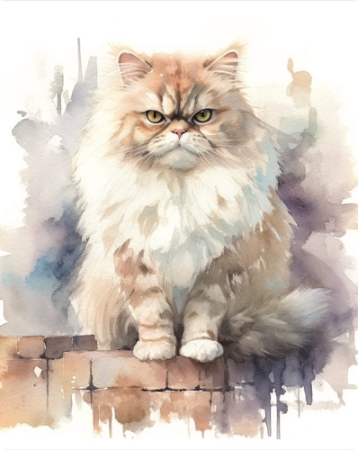 Kot - panel - tkanina na torbę