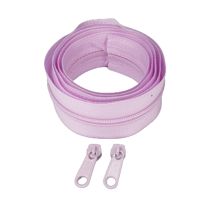 Taśma suwakowa 5mm spiralna jasnofioletowa lila