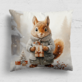 Panel poduszkowy świąteczny Wiewiórka
