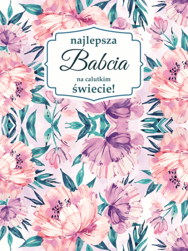 Panel- tkanina na kosmetyczkę Dzień Babci