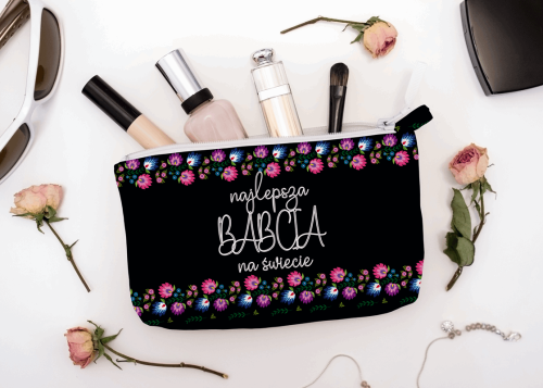 Panel- tkanina na kosmetyczkę Dzień Babci